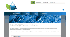Desktop Screenshot of plumbing.org.au